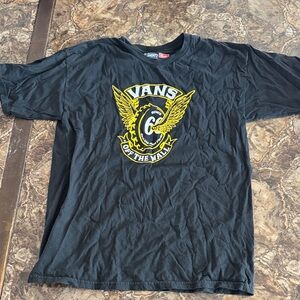 Vans Black and Yellow Graphic Tee